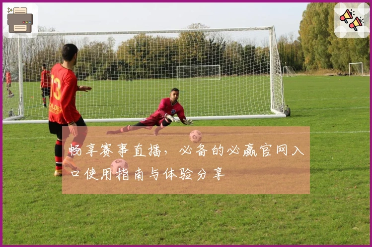 畅享赛事直播，必备的必赢官网入口使用指南与体验分享